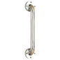 Nova Wall Grab Bar Chrome With Knurled Handle 12 Inch