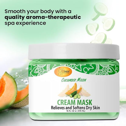 Pedi Cream Mask 16oz - Cucumber Melon