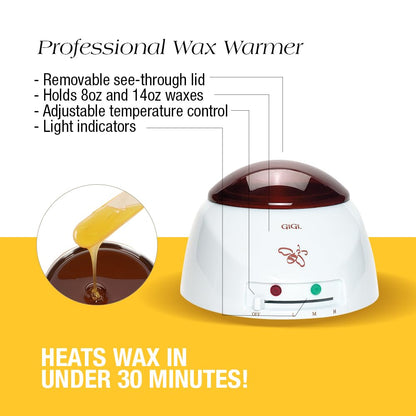 GiGi Professional Waxing Hair Removal Student Starter Kit + Honee Wax, 14 Ounces