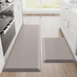 Kitchen Mats, 2PCS Kitchen Rugs, Cushioned anti Fatigue Kitchen Mats for Floor, Non-Slip Standing Desk Mat, Waterproof Kitchen Rug Set for Kitchen,20" X 32"+20" X 94.5"-Full 1Inch Thick,Black