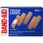 Band-Aid Tough Strips  Adhesive Bandages  All One Size 60 Ea