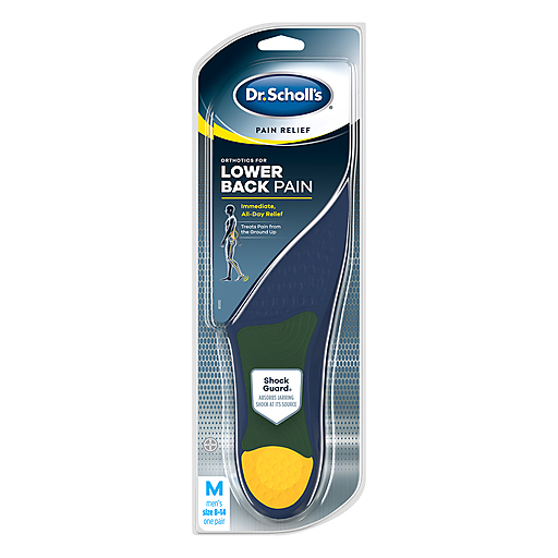 Dr Scholls Mens Size 8 13 For Lower Back Pain Orthotics