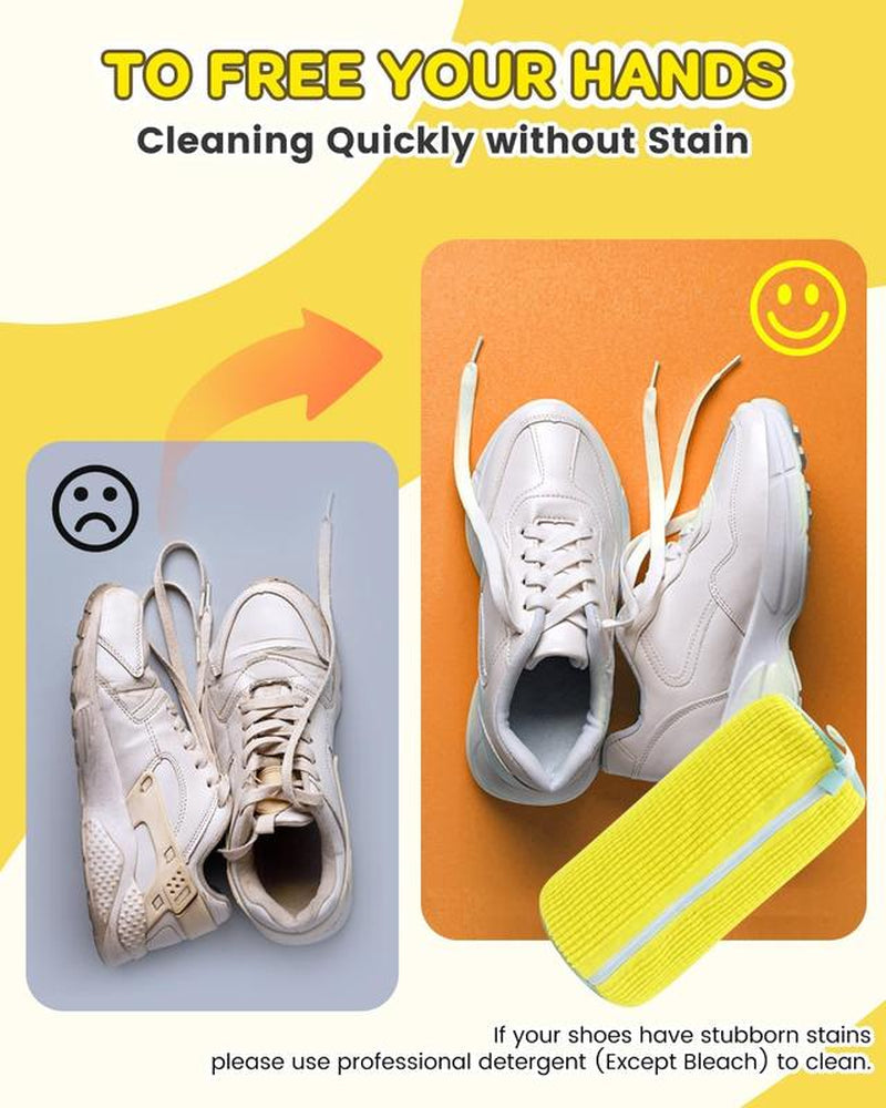 Washing Machine Shoe Bag, Durable Zipper Shoes Removable Washing Bags, Shoe Storage Bag, Laundry Tools & Accessories for Laundry Room Organiser, Home Laundry Room, Laundry Products