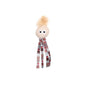 Flamingo Vinta Catnip Face Cat Toy with Feathers & Crinkle
