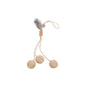 Flamingo Yutsa Feathered Wicker Ball Toy for Cats