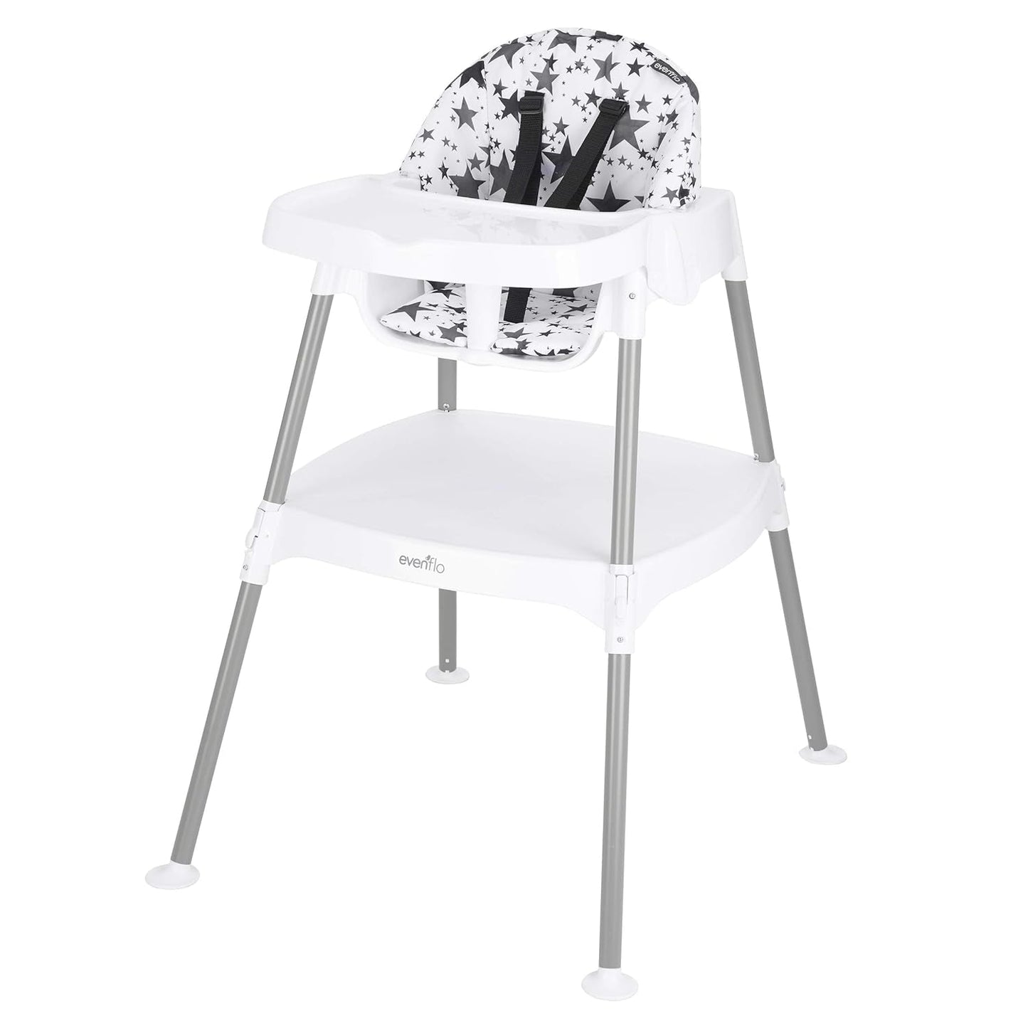 Evenflo Eat and Grow 4-In-1 Convertible High Chair (Pop Star White)