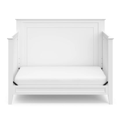 Solstice 5-In-1 Convertible Baby Crib, White