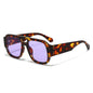 Retro Pilot Sunglasses for Men Women Double Bridge Aviation Square Sunglasses 70S Fashion Classic Sun Glasses Vintage Shades UV400 Protection