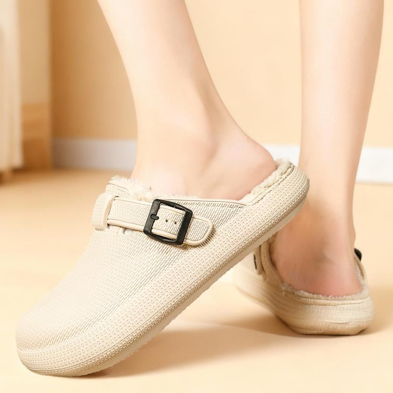 Cozy Winter EVA Foam Fleece-Lined Slippers | Ultra-Warm Indoor/Outdoor Slip-Ons for Men & Women - Non-Slip, Lightweight & Cushioned Home Footwear