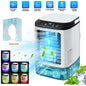Portable Air Conditioners, 3-In-1 Cooling Fan with 2-Speed Mist Fan, Mini Air Cooler for Traveling, Office, Living Room, Bedroom