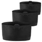 3 Pack Plant Grow Bags Potato Vegetable Planter Bags Breathable Planting Fabric Pots 10Gallons