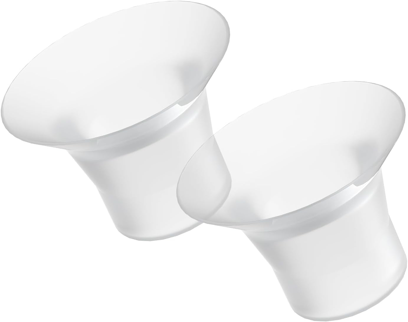 Paruu P10 Hands-Free Breast Pump Wearable, 338Mmhg Strong Suction, Low Noise, 4 Modes & 9 Levels, Electric Breast Pump Portable, Smart Display, 19/21/24/28Mm Insert/Flange, 2 Pack (White)