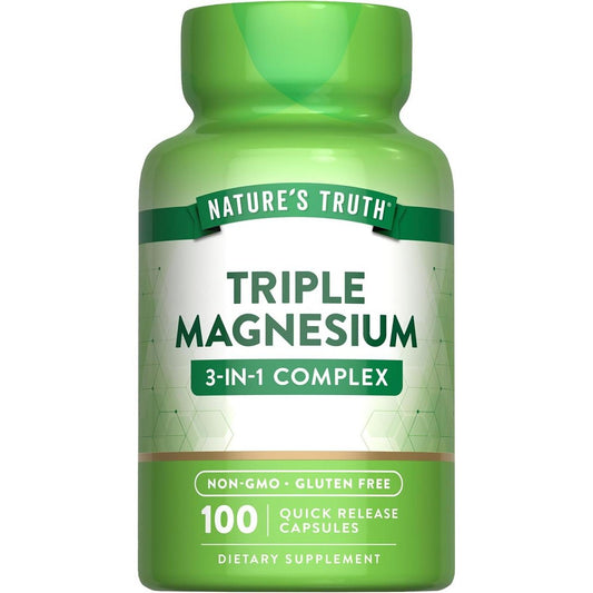 Nature’s Truth® Triple Magnesium Complex 400 mg - 100 Quick Release Capsules