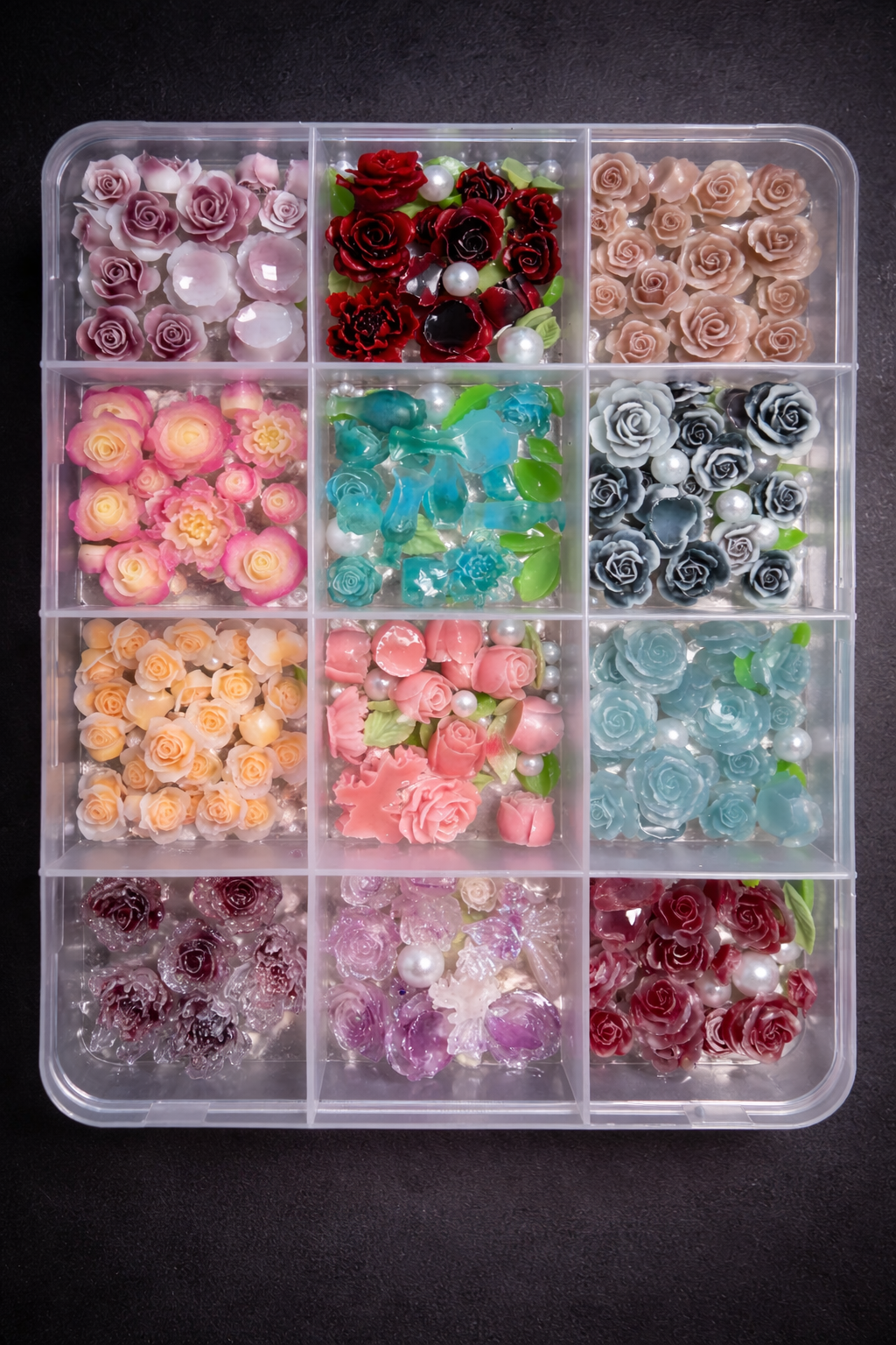 3D Flowers - Nail Charms