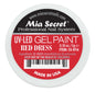 UV LED Red Dress Gel Paint 0.18oz