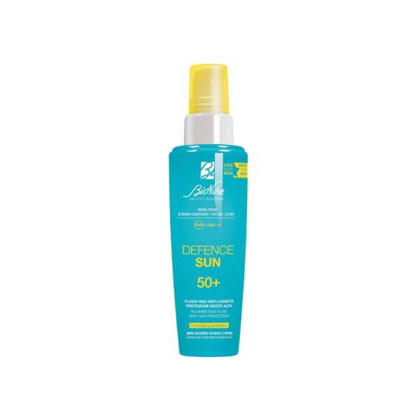 Bionike Defence Sun SPF50+ Sunscreen: Matte Finish, UVA/UVB/IR Protection for Normal & Combination Skin - Anti-Aging, Broad Spectrum, Daily Use