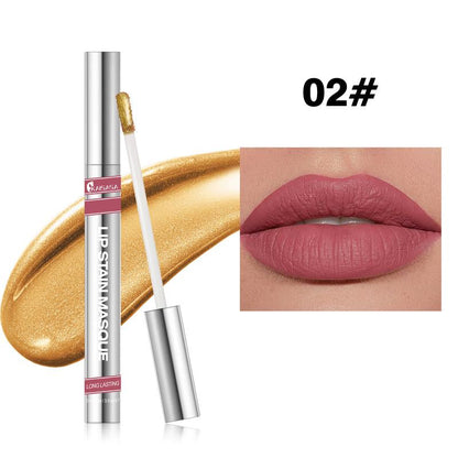 KAISASA Long-Lasting Waterproof Peel-Off Lipstick, Liquid Lipstick, with 24Hrs of Smooth, Buildable Color, Moisturizing Shine