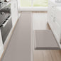 Kitchen Mats, 2PCS Kitchen Rugs, Cushioned anti Fatigue Kitchen Mats for Floor, Non-Slip Standing Desk Mat, Waterproof Kitchen Rug Set for Kitchen,20" X 32"+20" X 94.5"-Full 1Inch Thick,Black