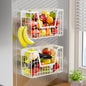【Holiday Deals】San Dream Magnetic Shelf for Fridge Spice Rack Organizer Magnetic Fruit Basket for Refrigerator Laundry Organizer Spice Snacks Magnet Fridge Shelf-1Pc&2Pcs