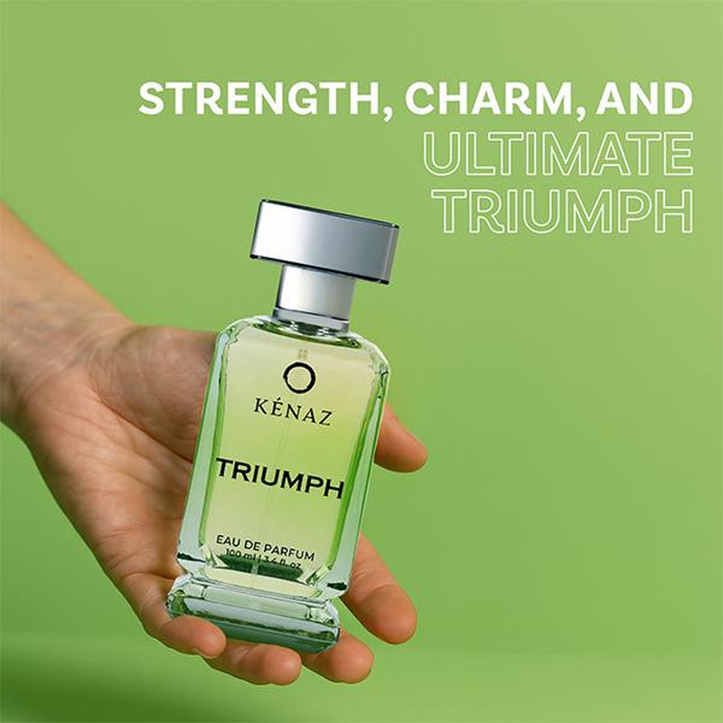 KENAZ AROMATIC ARTISTRY TRIUMPH | Men'S Fragrance | Perfume for Men | Cedar Top Note | 100 Ml Pack | 3.4 Fl. Oz. | Woody and Spicy Fragrance | Gift for Men | Eau De Parfum EDP