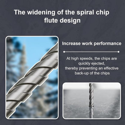 7 Count Masonry Drill Bit Set with Industrial Carbide Tip, Sawtooth Eccentric Design, Ideal for Drilling Tiles, Ceramics, Glass, Marble, Concrete, Stainless Steel.