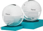 Paruu P10 Hands-Free Breast Pump Wearable, 338Mmhg Strong Suction, Low Noise, 4 Modes & 9 Levels, Electric Breast Pump Portable, Smart Display, 19/21/24/28Mm Insert/Flange, 2 Pack (White)