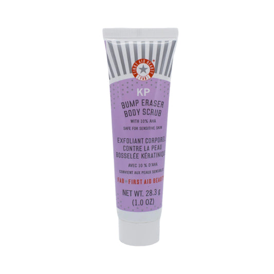 FIRST AID BEAUTY KP Bump Eraser Body Scrub with 10% AHA 1oz - Imperfect Box