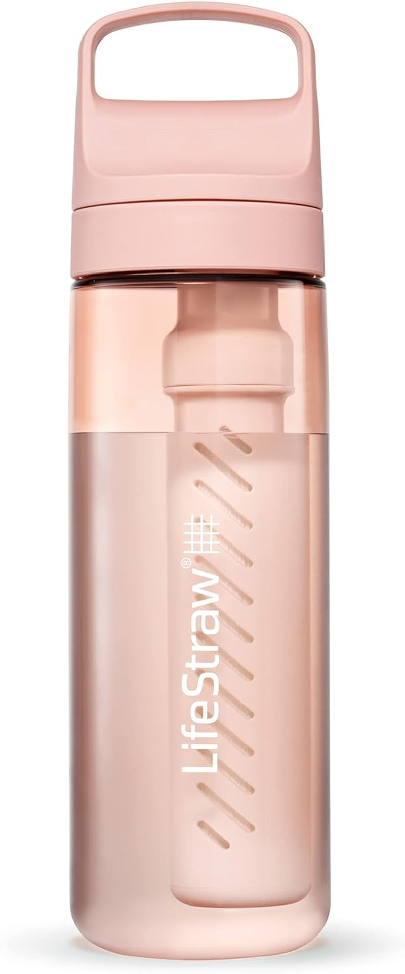 Lifestraw Go Series – Bpa-Free Water Filter Bottle for Travel and Everyday Use, Removes Bacteria, Parasites and Microplastics, Improves Taste, 22 Ounce, Nordic Noir