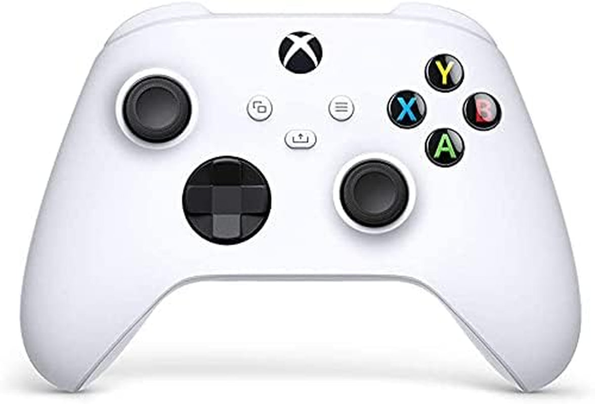 X-Box Series X Gaming Console Bundle - 1TB SSD Black X-Box Console with Two Wireless Controllers -Black and White -And Ahaghug Authorized HDMI Cable