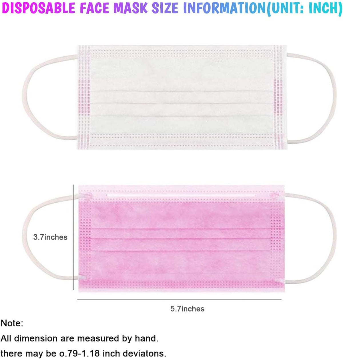 TaiMu - Kids Face Mask 50pc(Five Color)