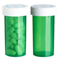 1-Clic™ Clear-Vu Green Child-Resistant Vials - 13 Dram, 200 Count (Rx Prescription Bottles)