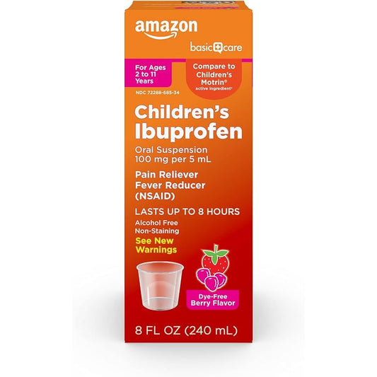 Children's Ibuprofen Oral Suspension 100 mg/5 mL Unit Dose Cups (Case of 100)