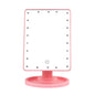 22 LED Lights Rechargeable Cosmetic Mirror 180° Rotation Makeup Mirror Touch Control Dimmable Vanity Mirror