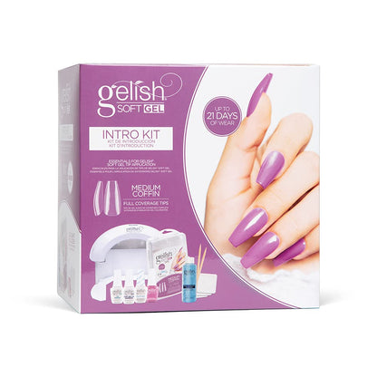 Gelish - Full Cover Soft Gel Intro Kit - Medium Coffin (Limited)