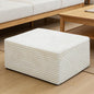 Luxury Corduroy Boneless Sofa with Matching Ottoman. This Footstool Is Suitable for Living Rooms, Bedrooms and Apartments. It Requires No Assembly and Is Made of Comfortable Flannel Fabric.