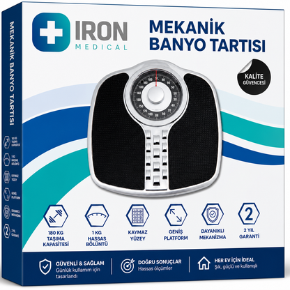 Iron Medical Mechanical Bathroom Scale DT10 for Weight Tracking