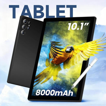 W&O 2026 New X9 Ultra 10.1-Inch Screen Android Tablet | 12GB+256GB Storage | 8000Mah Battery | 5G + Dual Wifi | 5+16MP HD Cameras | for Study/Work/Entertainment