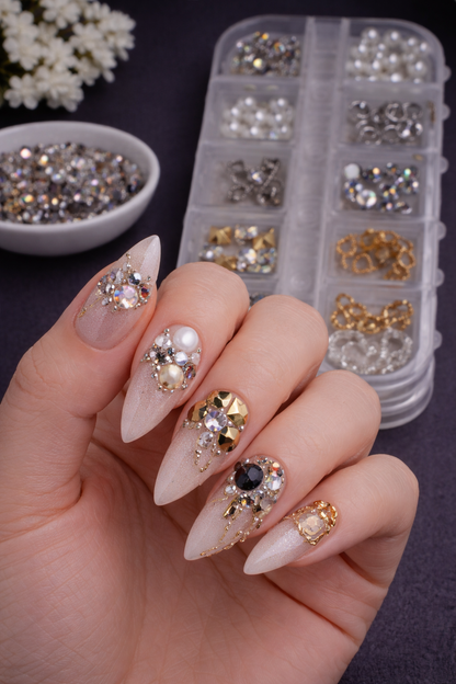 Queen -Rhinestones - Gems - Beads- #60