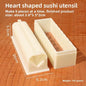 Sushi Mold Household Sushi Tool Set Seaweed Rice Roll Maker Nori Easy Sushi Kit Complete Set for Home Cooking