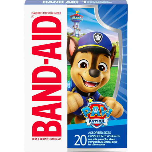 Band-Aid Brand PAW Patrol Adhesive Bandages – 20 Count (Assorted)
