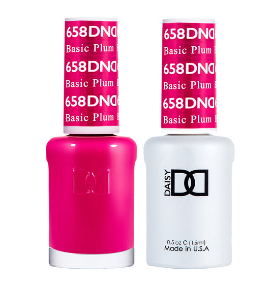 Basic Plum #658 - DND Gel Duo
