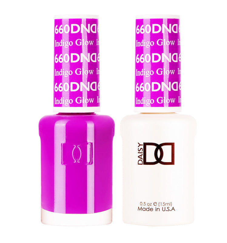 Indigo Glow #660 - DND Gel Duo
