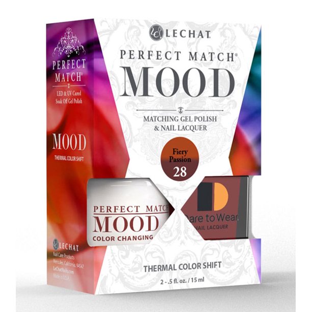 Lechat - Perfect Match Mood - #28 Firey Passion .5oz(Duo)