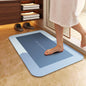 Bathroom Mat Premium Quick-Dry-Ultra-Absorbent Thin Diatomite Bath Mat-Rubber Backing Thin Non-Slip, Machine Washable, and Mildew-Resistant Rug for Shower, Kitchen, Laundry Room,And More with Geometric Design and Easy Cleaning Last-Minute Holiday Haul