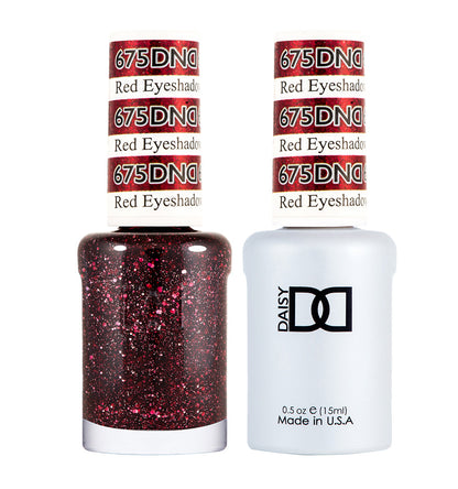 Red Eyeshadow #675 - DND Gel Duo