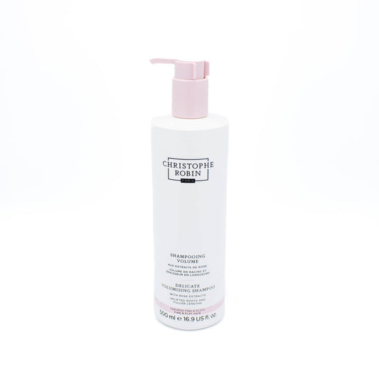 CHRISTOPHE ROBIN Delicate Volumizing Shampoo with Rose Extracts 16.9oz - Imperfect Container