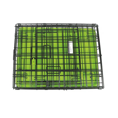 M-Pets Voyager Double Door Large Dog Crate Green 91x58x63cm