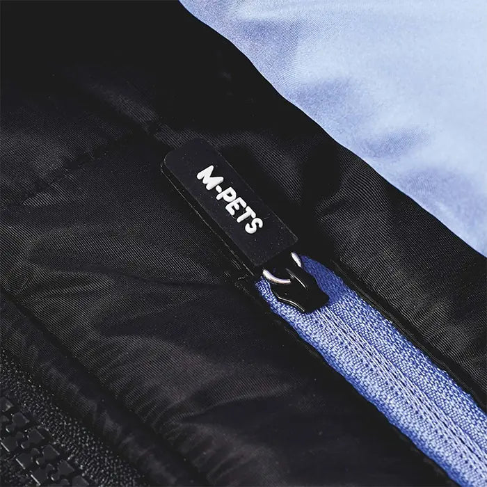 M-Pets Gentle Dog Winter Jacket Waterproof Black & Blue Medium