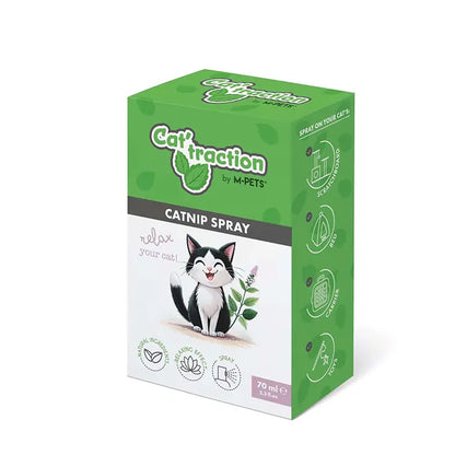 M-Pets Cat Traction Catnip Spray for Playful Behavior 70ml