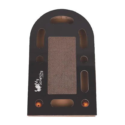 M-Pets My Scratchy Tennessee Cardboard Cat Scratcher Black